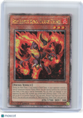 2024 YuGiOh!—Flame Crime Red Lotus King #EN028 BLTR— 1st Edition