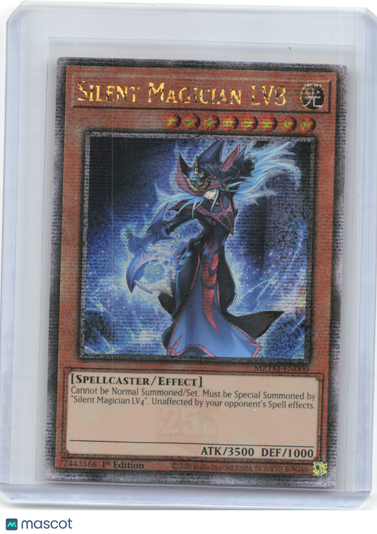2025 YuGiOh! TCG—Silent Magician LV8 #MZTM-EN000 Maze of the Master—QCR 1st ED