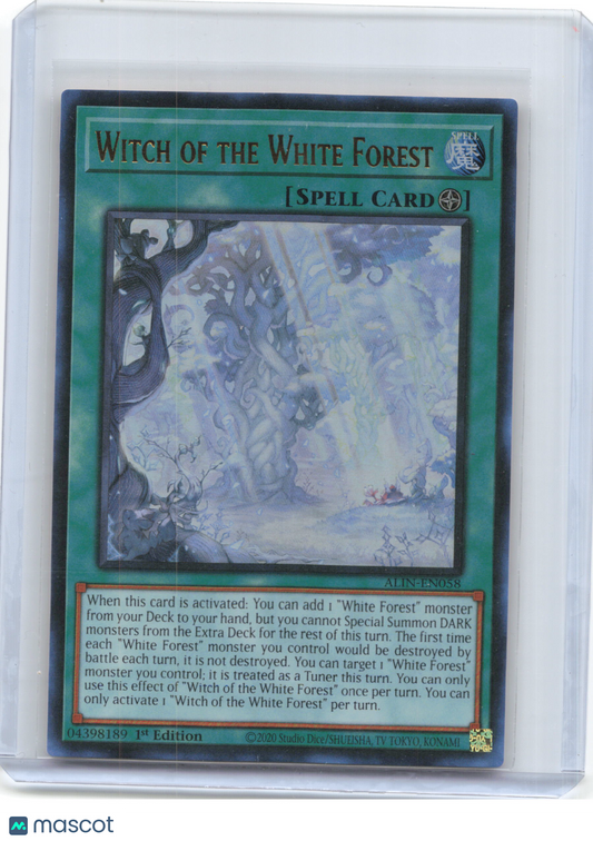 2025 YuGiOh! —Witch of the White Forest #ALIN-EN058 Alliance Insight—UR 1st Ed