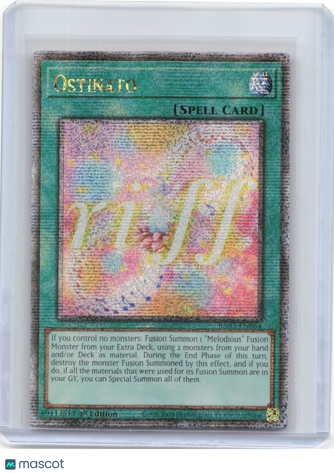 2024 YuGiOh!—Ostinato #RA03-EN064 Quarter Century Bonanza—QCR 1st Ed