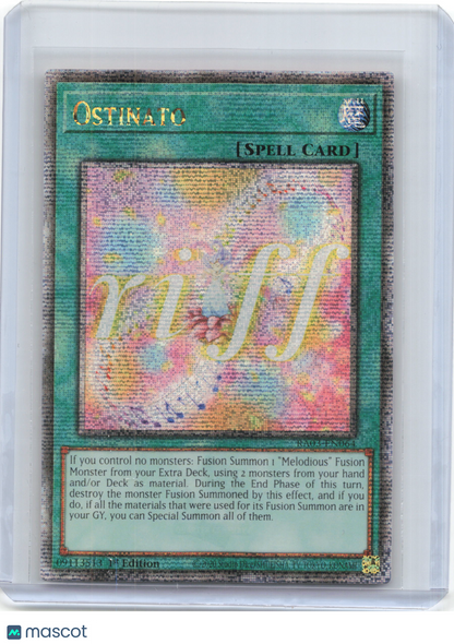 2024 YuGiOh!—Ostinato #RA03-EN064 Quarter Century Bonanza—QCR 1st Ed