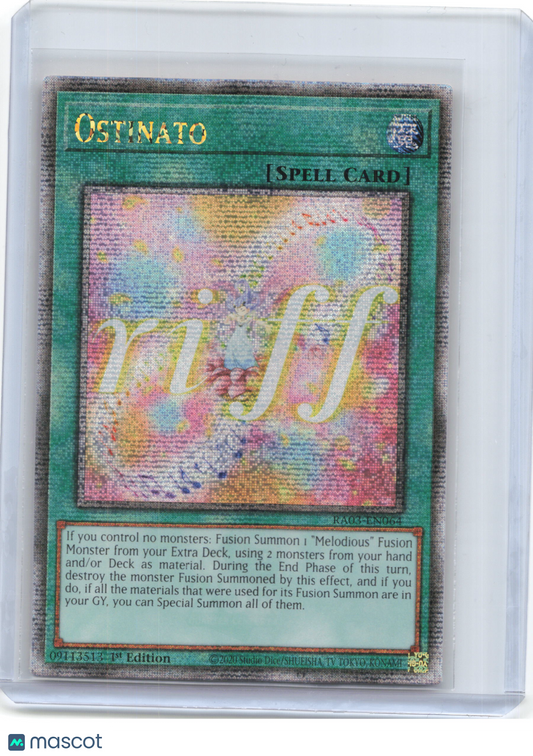 2024 Yu-Gi-Oh! TCG—Ostinato #RA03-EN064 Soul Fusion— 1st Edition