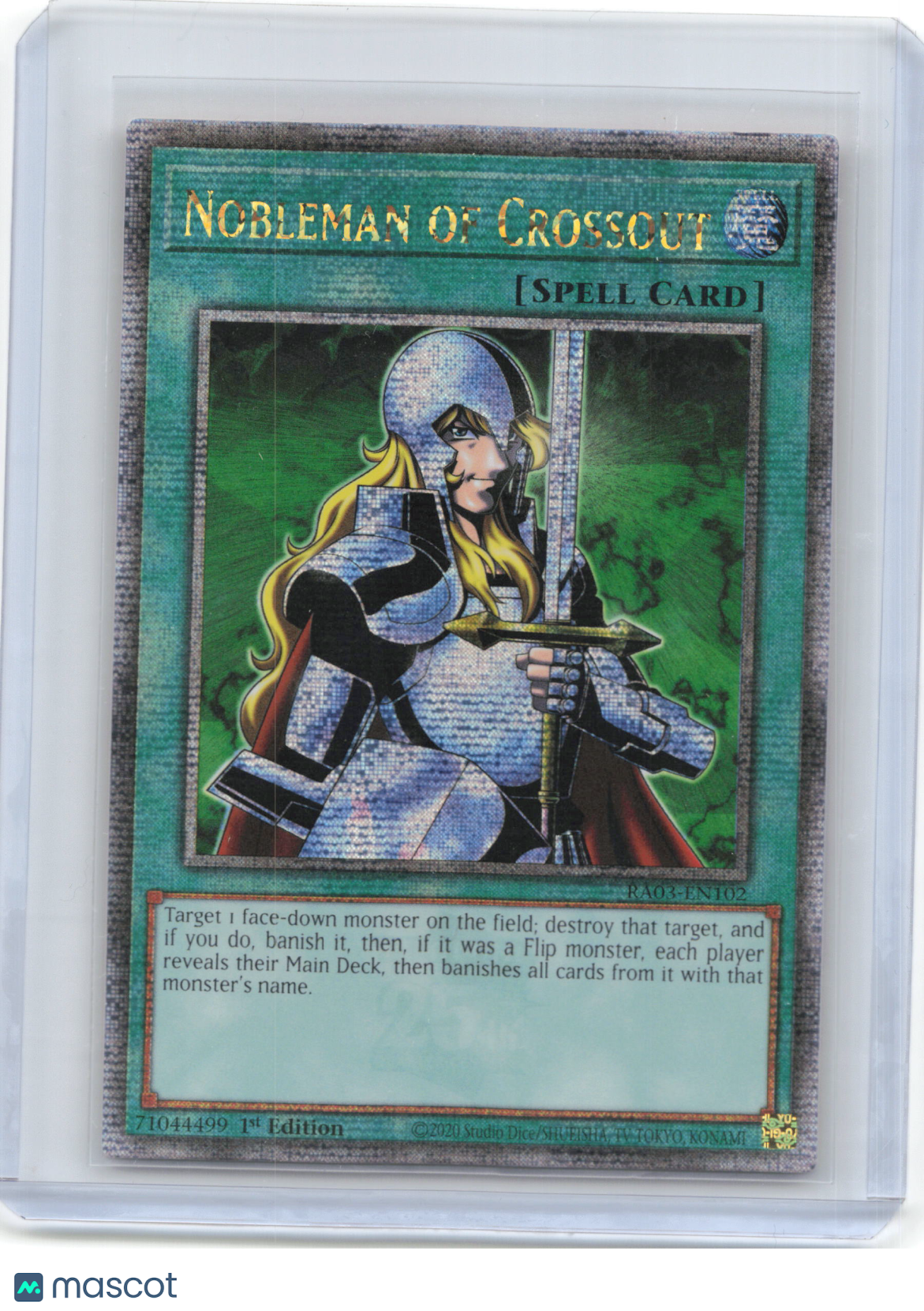 2024 Yu-Gi-Oh! TCG—Nobleman of Crossout #RA03-EN102 Quarter Century Bonanza— 1st Edition