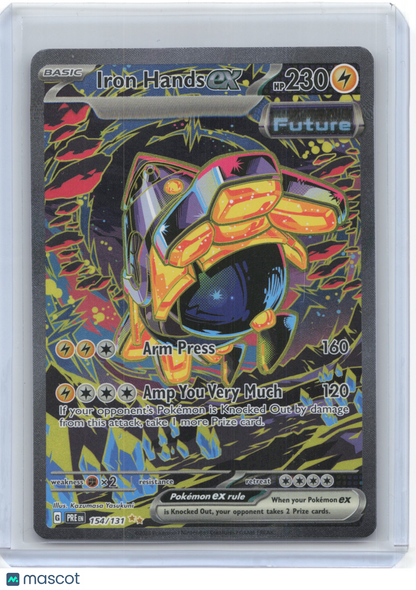 2025 Pokemon—Iron Hands ex #154/131 Prismatic Evolutions—SIR