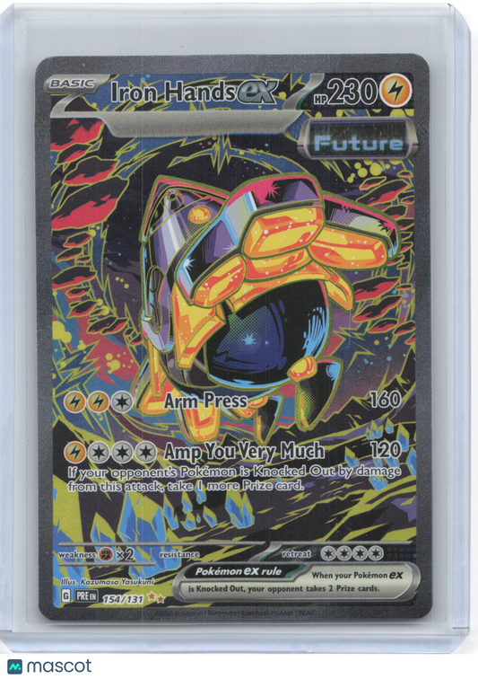2025 Pokemon—Iron Hands ex #154/131 Prismatic Evolutions—SIR