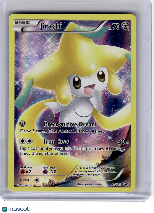 2016 Pokemon—Jirachi #112 XY—Black Star Promo Holo [Moderately Played]