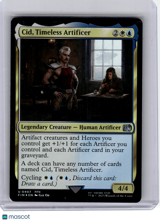 2025 MagicTCG—Cid, Timeless Artificer #0407 Final Fantasy—Uncommon Foil