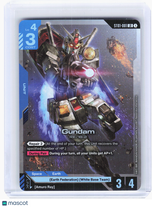2025 Gundam—Gundam (RX-78-2) #ST01-001 Starter Deck 01: Heroic Beginnings—Holo
