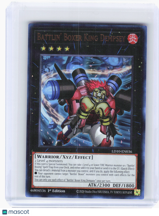 2023 YuGiOh! TCG—Battlin' Boxer King Dempsey #LD10-EN036—UR Foil (1st Edition)