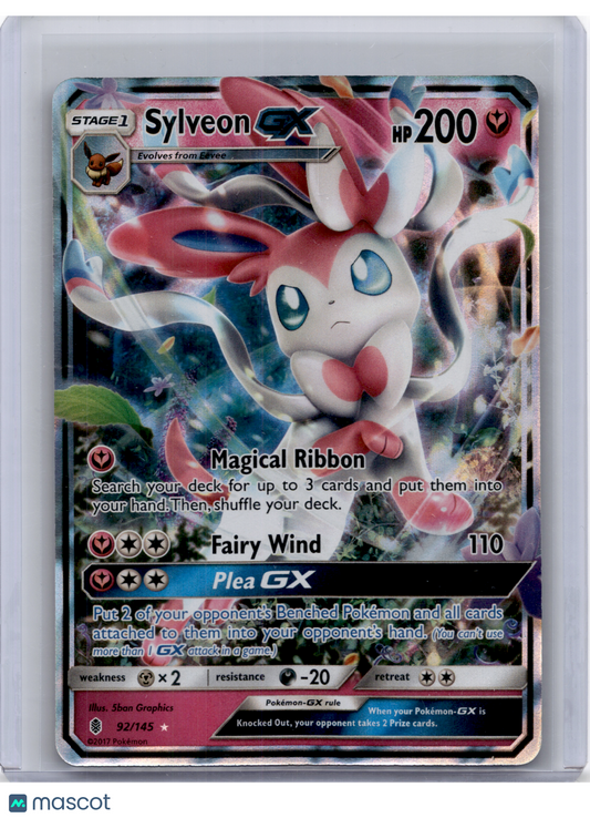 2017 Pokemon—Sylveon GX #92 Guardians Rising—Rare Holo [Lightly Played]