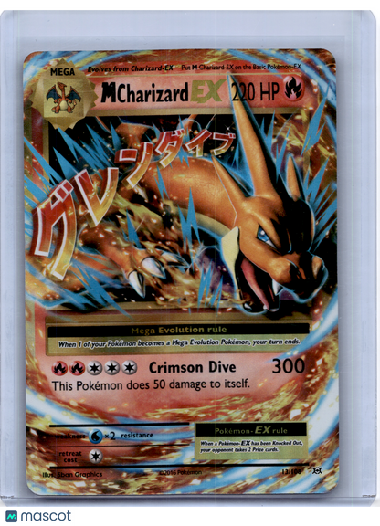 2016 Pokemon—M Charizard EX #13 Evolutions—Rare Holo [Moderately Played]