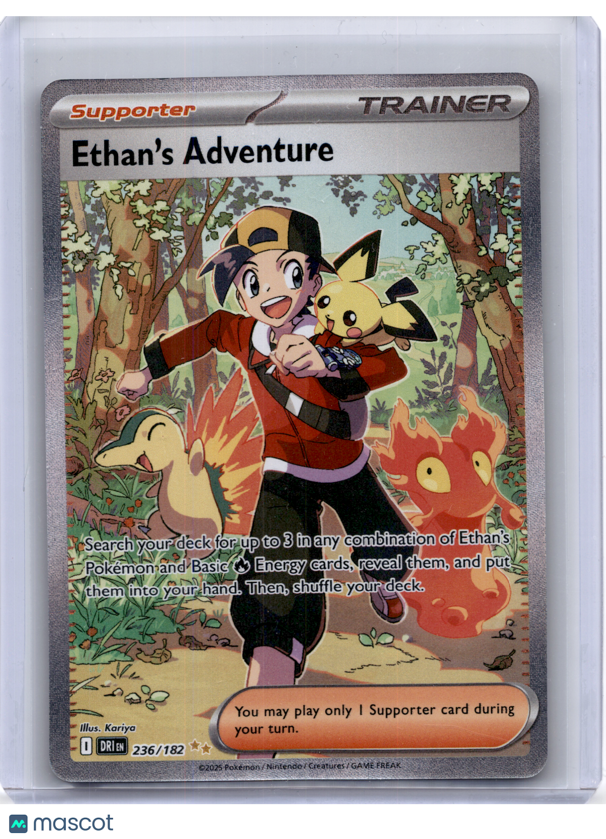 2025 Pokemon—Ethan's Adventure #236 Destined Rivals—Special Illustration Rare