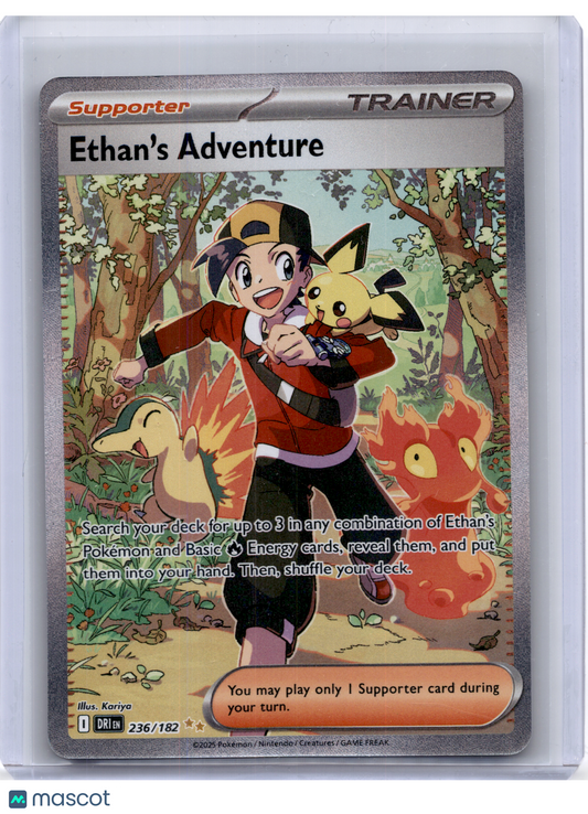 2025 Pokemon—Ethan's Adventure #236 Destined Rivals—Special Illustration Rare