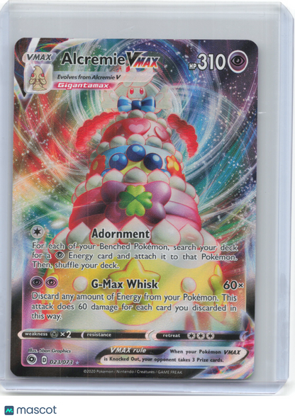 2020 Pokemon—Alcremie VMAX #23/73 Champion’s Path—Ultra Rare Foil