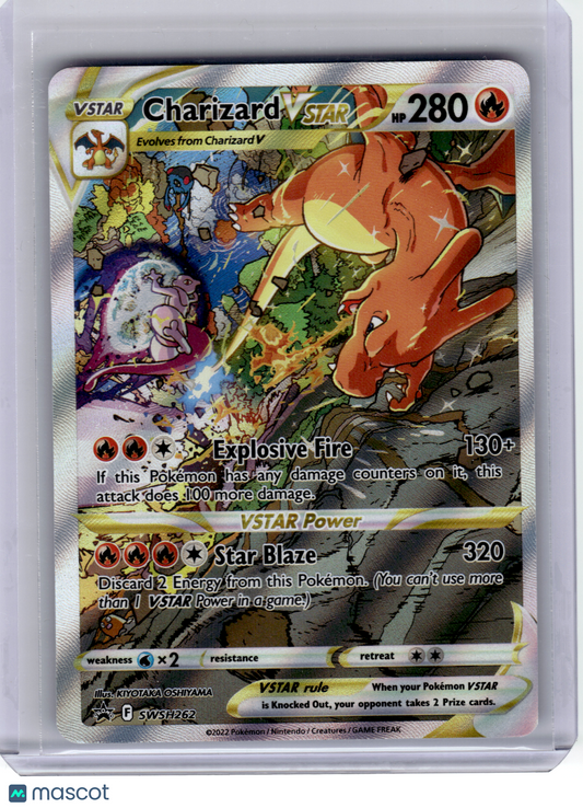 2022 Pokemon—Charizard VSTAR #SWSH262 Sword & Shield—Black Star Promo Holo