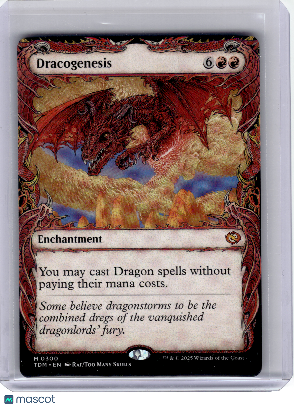 2025 Magic: The Gathering—Dracogenesis #300 Tarkir: Dragonstorm—Mythic Non-Foil