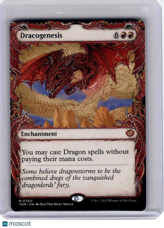 2025 Magic: The Gathering—Dracogenesis #300 Tarkir: Dragonstorm—Mythic Non-Foil