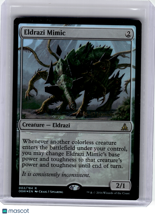 2016 MagicTCG—Eldrazi Mimic #002/184 Prerelease Cards—Rare Foil (Prerelease)