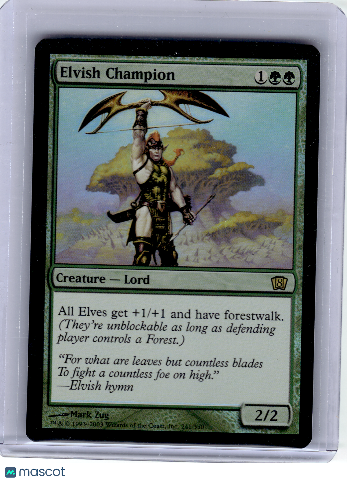 2003 Magic: The Gathering—Elvish Champion #241/350 8th Edition—Rare Foil