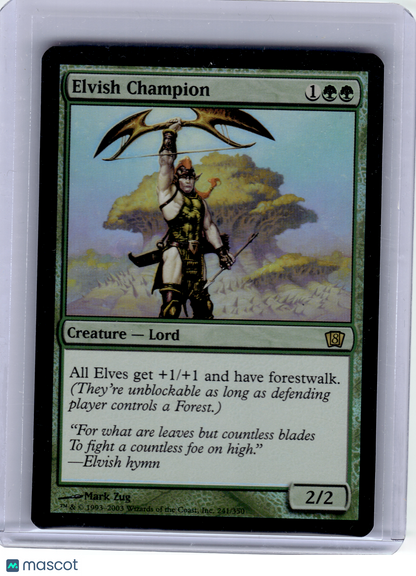 2003 Magic: The Gathering—Elvish Champion #241/350 8th Edition—Rare Foil
