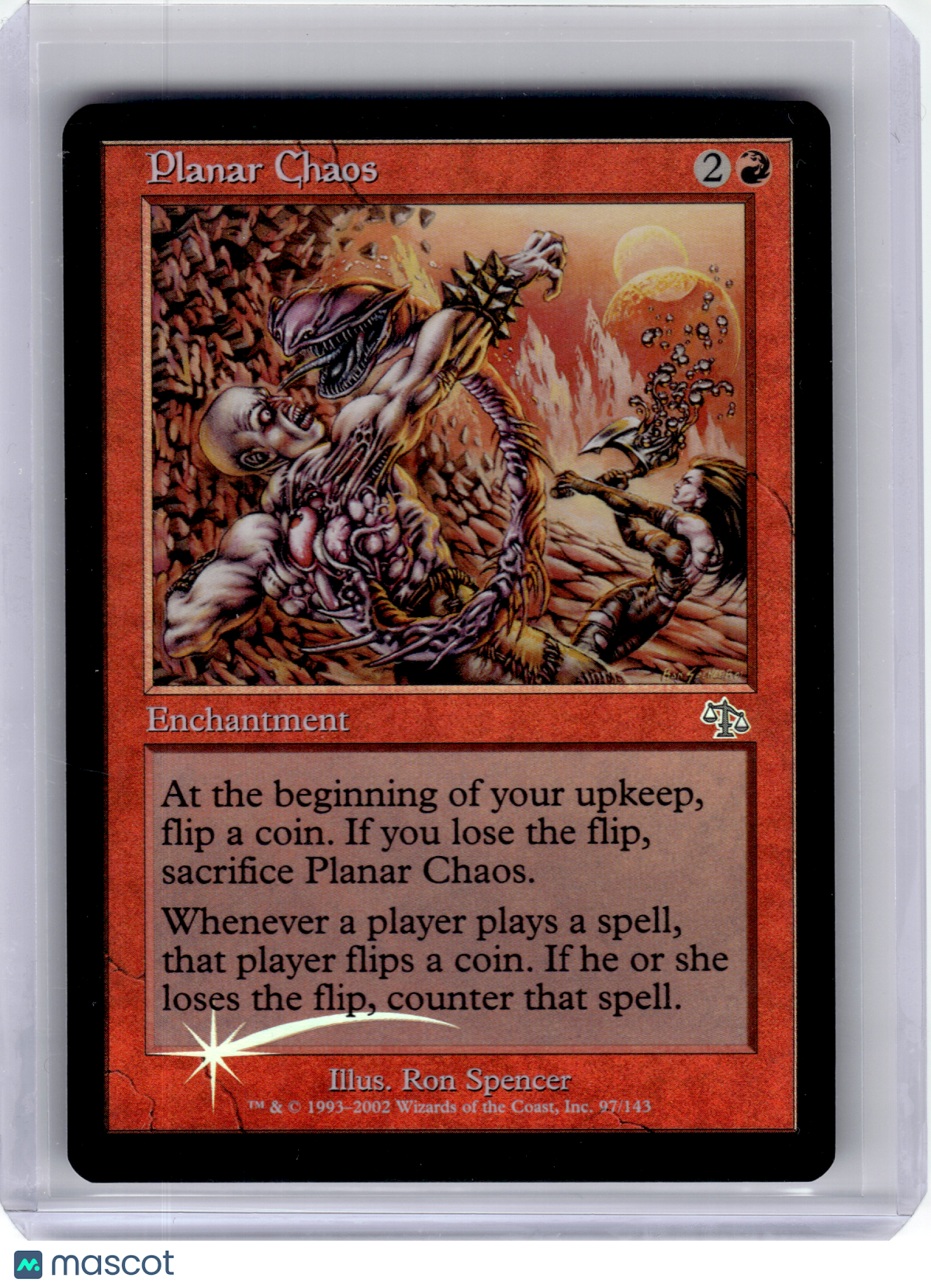 2002 Magic: The Gathering—Planar Chaos #97/143 Judgment—Uncommon Foil [LP]