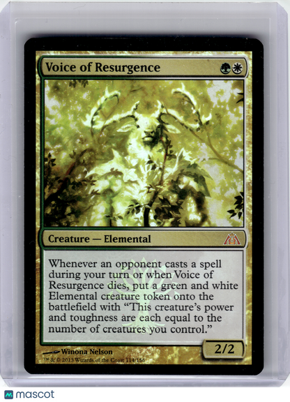 2013 MagicTCG—Voice of Resurgence #114/156 Dragon's Maze—Mythic Foil [MP]