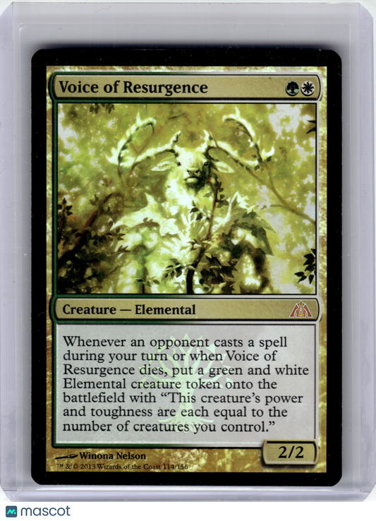 2013 MagicTCG—Voice of Resurgence #114/156 Dragon's Maze—Mythic Foil [MP]