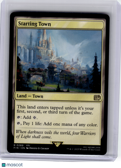 2025 Magic: The Gathering—Starting Town #289 Final Fantasy—Rare Non-Foil