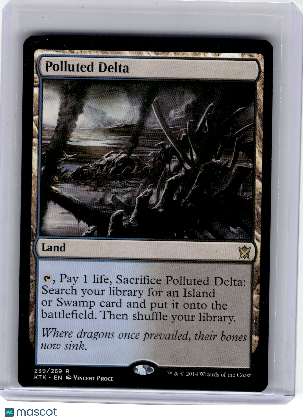 2014 Magic: The Gathering—Polluted Delta #239/269 Khans of Tarkir—Rare Non-Foil