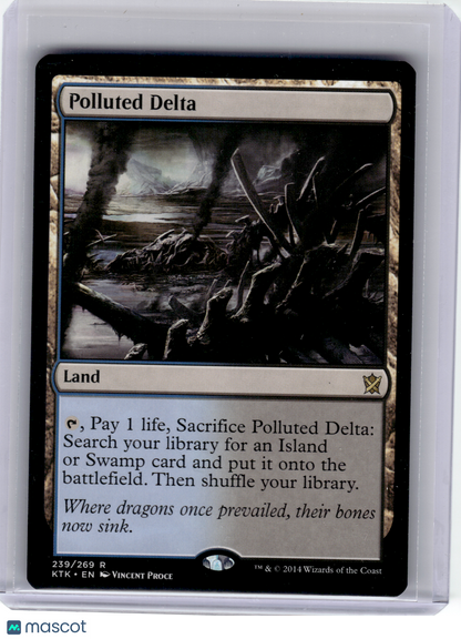 2014 Magic: The Gathering—Polluted Delta #239/269 Khans of Tarkir—Rare Non-Foil