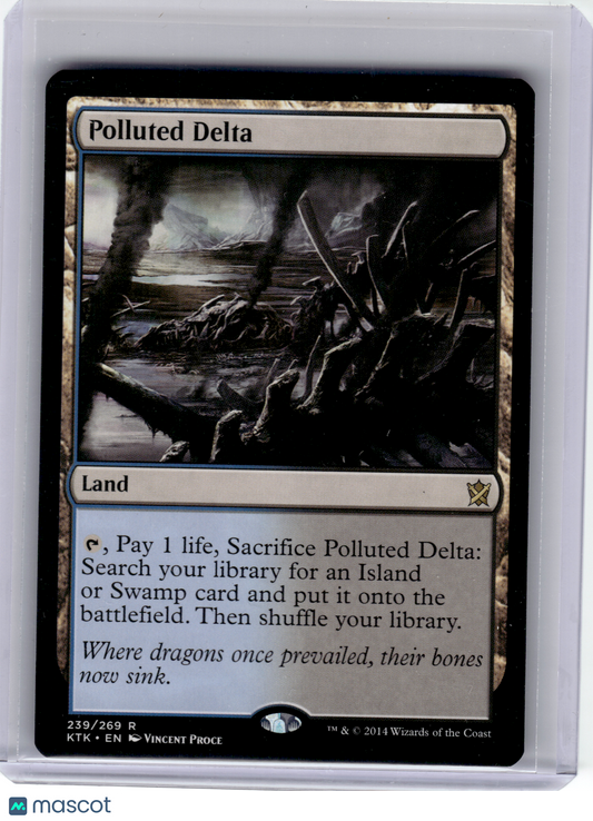 2014 Magic: The Gathering—Polluted Delta #239/269 Khans of Tarkir—Rare Non-Foil