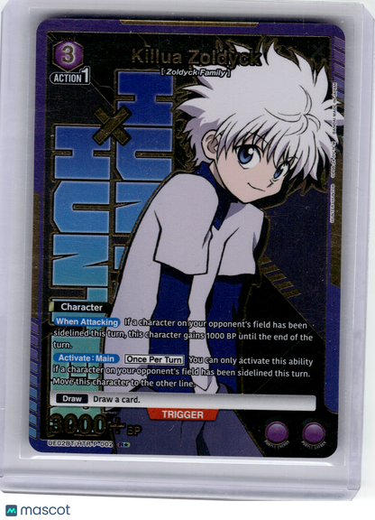 2024 Union Arena—Killua Zoldyck #UE03BT/HTR-P-002 HUNTER X HUNTER—Rare Foil