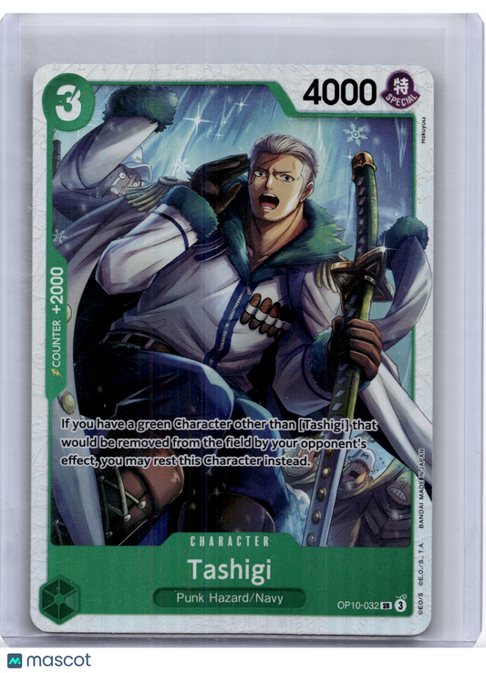2025 One Piece—Tashigi #OP10-032 Royal Blood—Super Rare Foil
