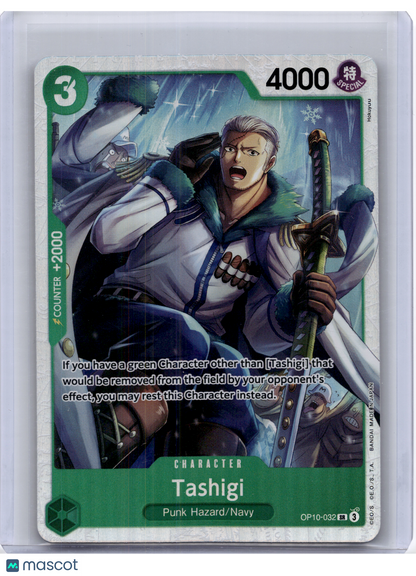 2025 One Piece—Tashigi #OP10-032 Royal Blood—Super Rare Foil