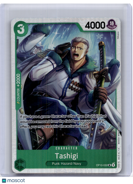 2025 One Piece—Tashigi #OP10-032 Royal Blood—Super Rare Foil