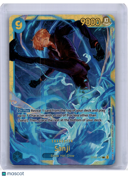 2024 One Piece—Sanji #OP06-119 Wings of the Captain—Secret Rare Foil
