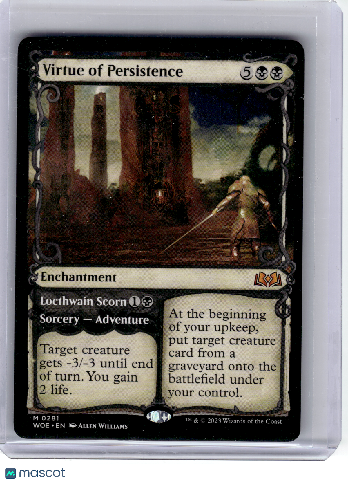 2023 Magic: The Gathering—Virtue of Persistence #0281 WOE—Mythic Non-Foil