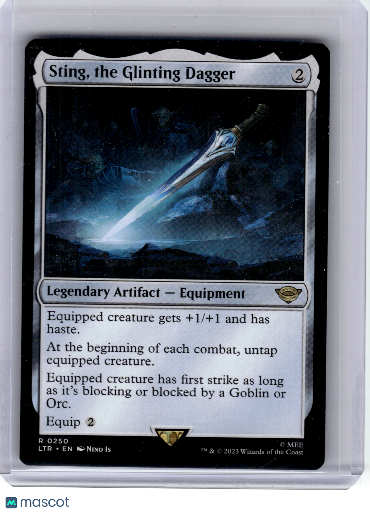 2023 Magic: The Gathering—Sting, the Glinting Dagger #0250 LTR—R Non-Foil