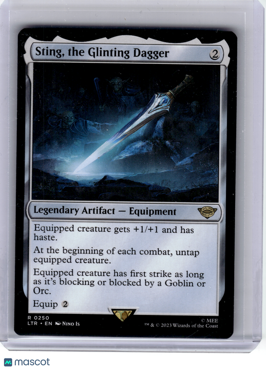 2023 Magic: The Gathering—Sting, the Glinting Dagger #0250 LTR—R Non-Foil