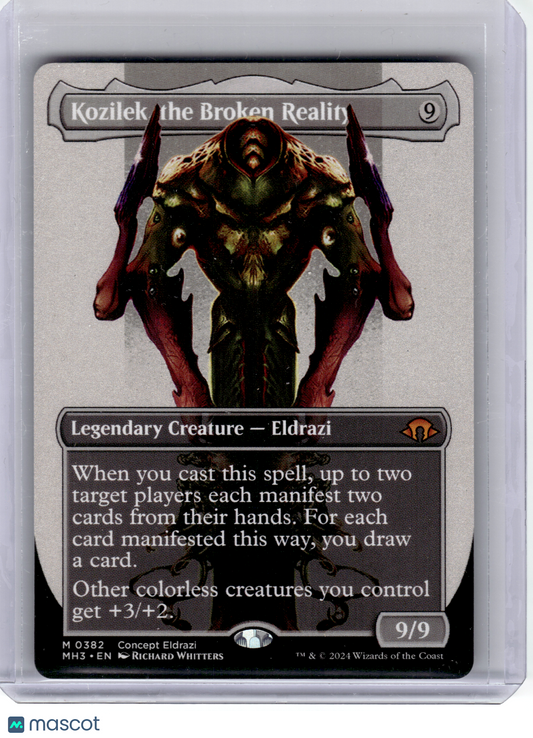 2024 Magictg—Kozilek, the Broken Reality #0382 MH3—Mythic Non-Foil (Borderless)