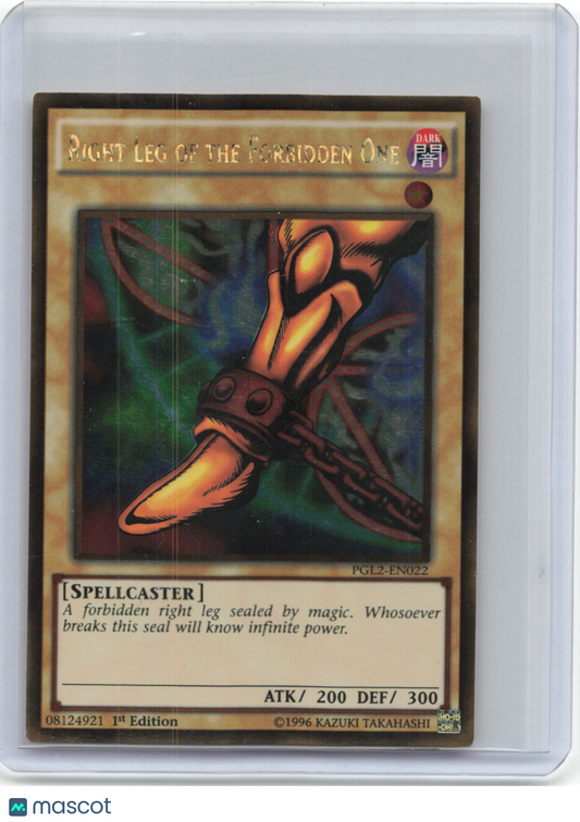 2015 YuGiOh!—Right Leg of the Forbidden One #PGL2-EN022—Gold Rare Foil 1st Ed
