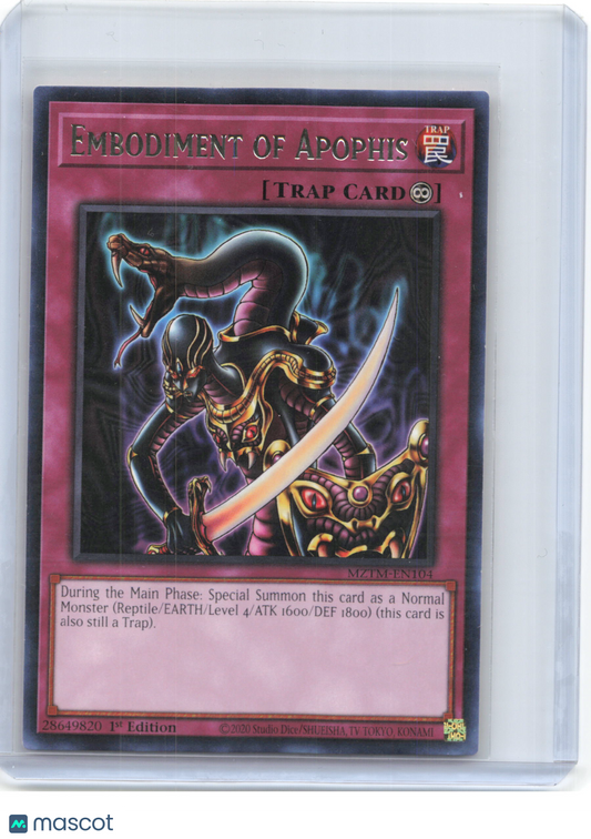2025 YuGiOh!—Embodiment of Apophis #MZTM-EN104—Collector's Rare Foil 1st Edition