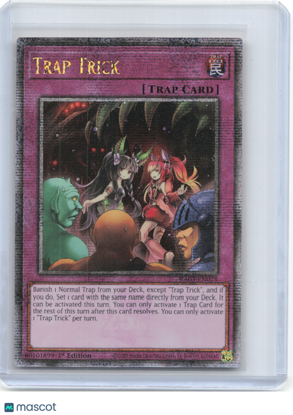 2024 YuGiOh!—Trap Trick #RA03-EN078—Quarter Century Secret Rare Foil 1st Edition