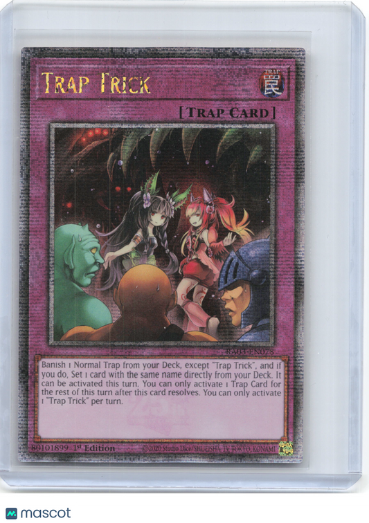 2024 YuGiOh!—Trap Trick #RA03-EN078—Quarter Century Secret Rare Foil 1st Edition