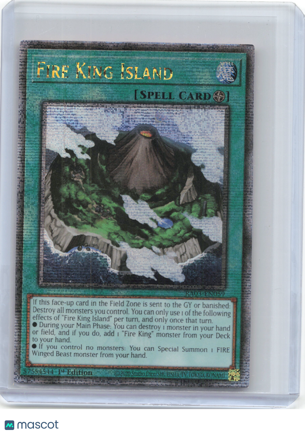 2024 YuGiOh!—Fire King Island #RA03-EN059—QCSR Foil 1st Edition