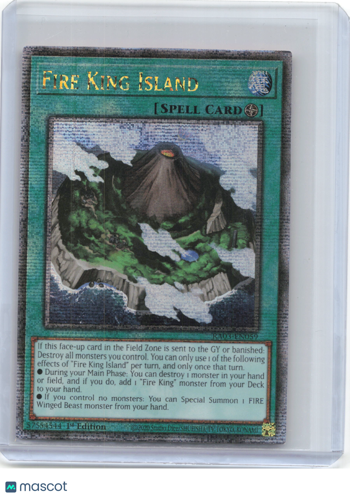 2024 YuGiOh!—Fire King Island #RA03-EN059—QCSR Foil 1st Edition