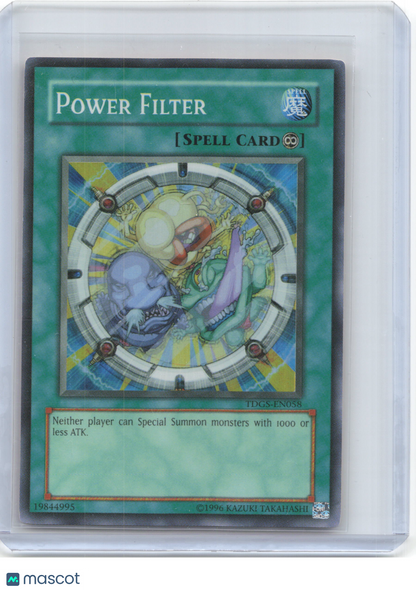 2008 YuGiOh!—Power Filter #TDGS-EN058 The Duelist Genesis—Super Rare Foil