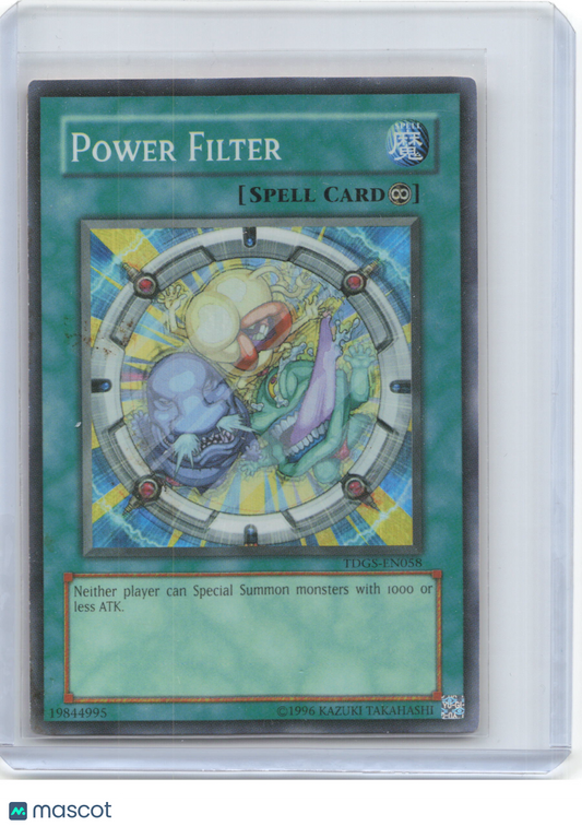 2008 Yu-Gi-Oh!—Power Filter #TDGS-EN058 The Duelist Genesis—Super Rare Foil