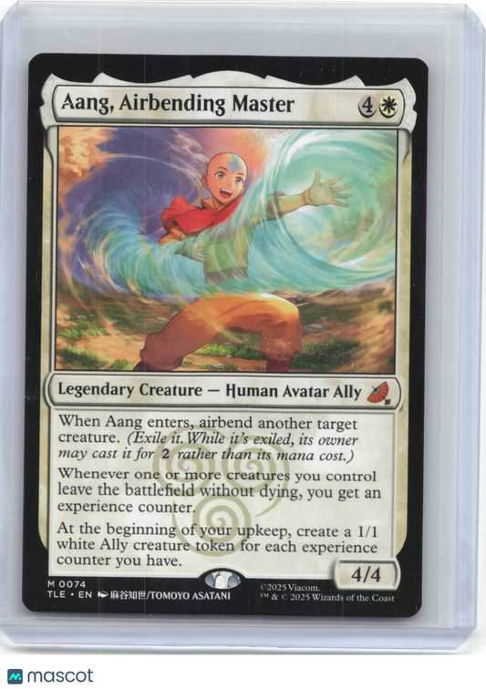 2025 —Aang, Airbending Master #74MTG ATLA: Eternal-Legal—Non-Foil