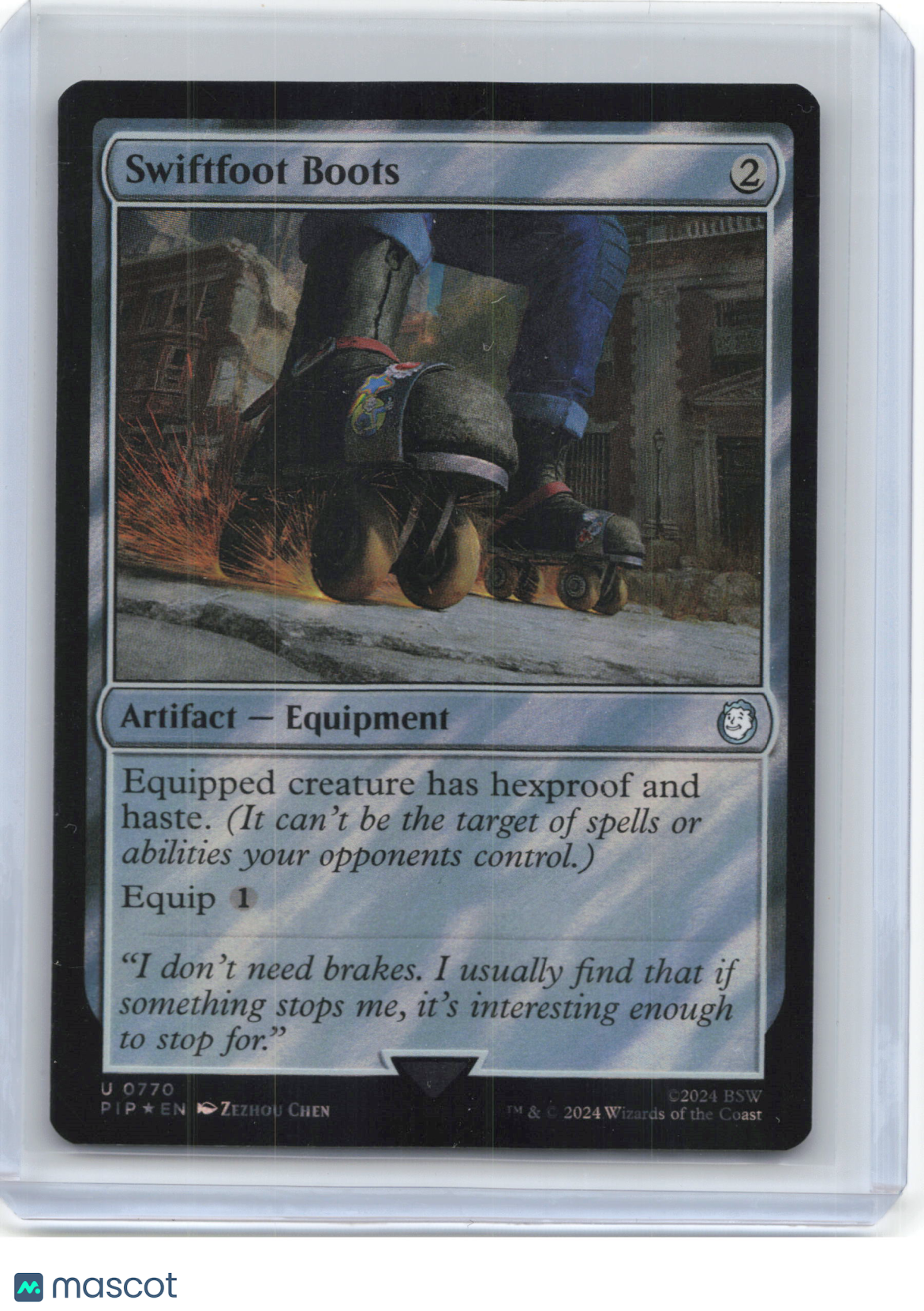 2024 —Swiftfoot Boots #770 MTG:-Universes Beyond: Fallout— Surge Foil